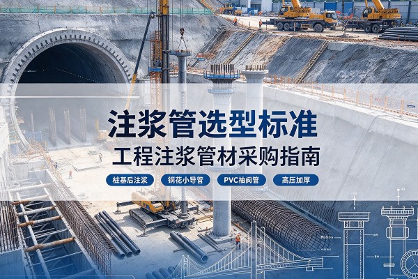 嘉峪关注浆管选型标准