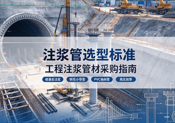 嘉峪关注浆管选型标准